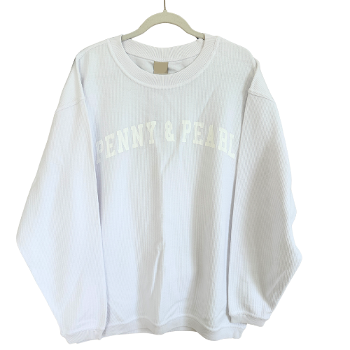Penny & Pearl Ribbed Sweatshirt